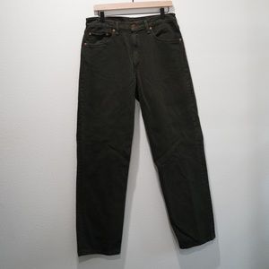 555 Levi’s, Dark Green, Made in USA